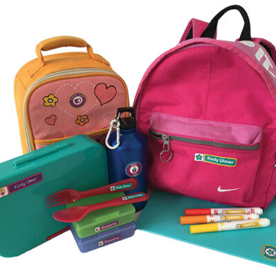 school pack labels